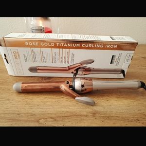 Infiniti Pro Rose gold titanium curling